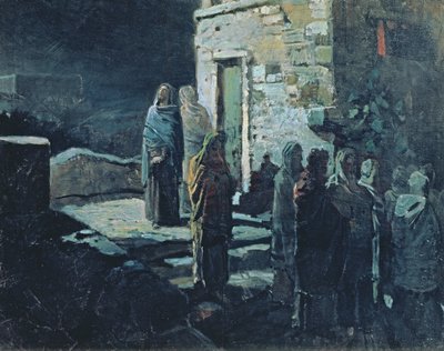 Christus nach dem letzten Abendmahl in Gethsemane, 1888 von Nikolai Nikolajevitch Gay